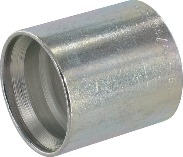Jupe à sertir Ø45x47,7mm DN25 acier / zingué / blanc passivé Alfagomma · réf. SFA4S25