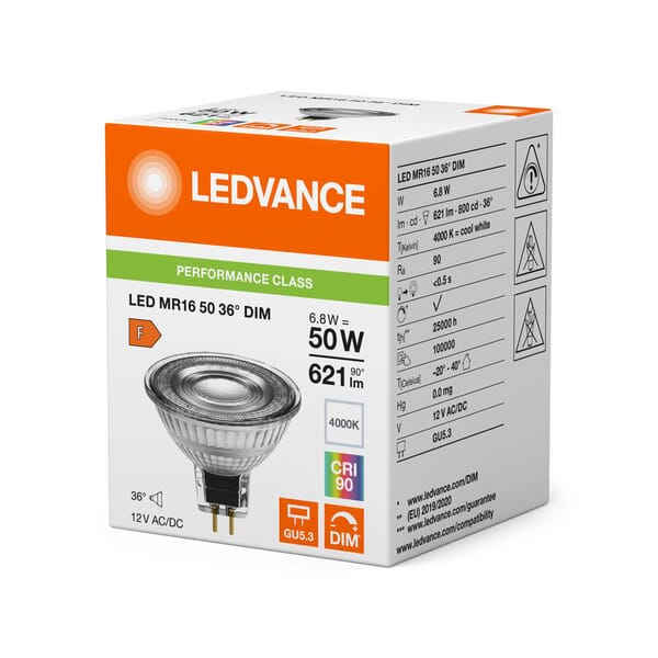 Ampoule LED 6,8 W 840 GU5.3 · réf. MR1650D940G4