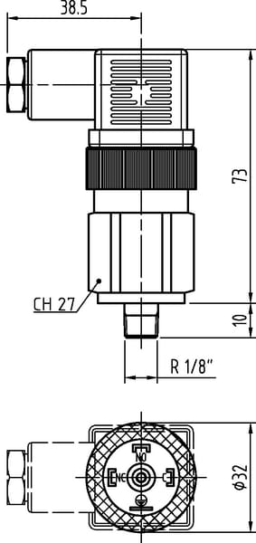Indicateur électrique vue 2