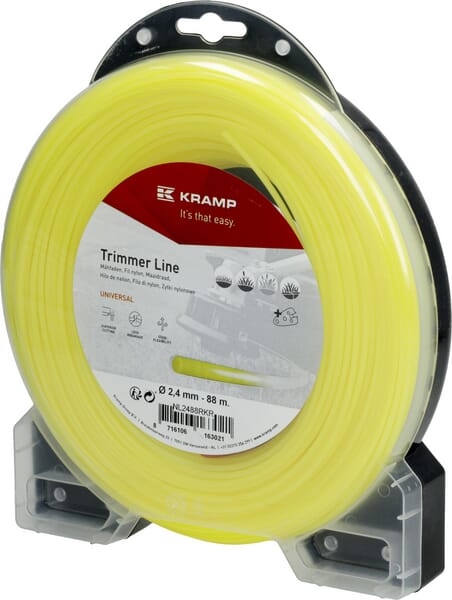Fil de coupe Ø 2.4mm 88m rond jaune Kramp — réf. NL2488RKR