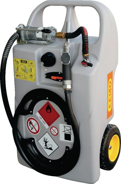 Chariot diesel 100L + pompe manuelle — réf. 11101CEMO