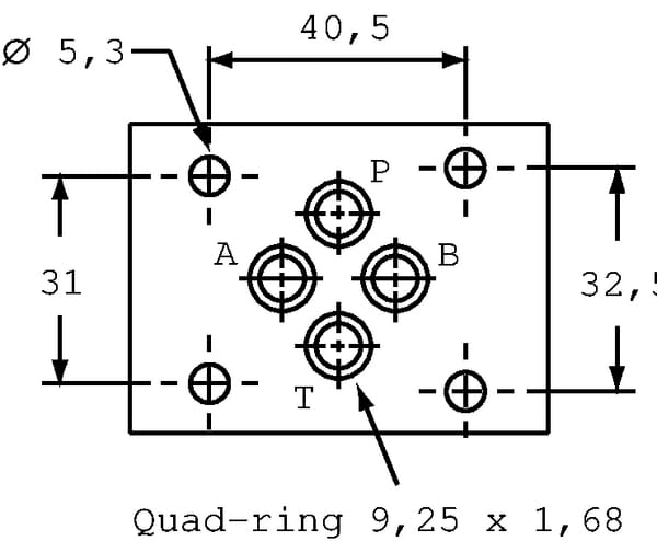 Limiteur pression NG6 A, B > T vue 4
