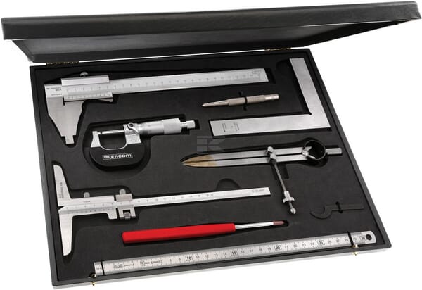 Kit d'outils de mesure et de contrôle 8 pièces vue 2