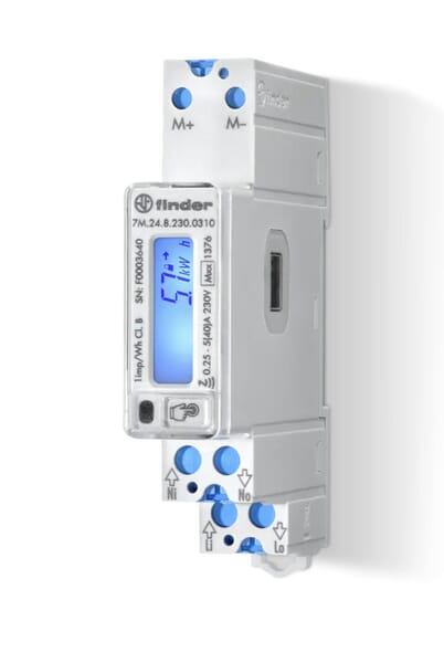 Compteur d'énergie, monophasé 40A LCD S0+NFC — réf. 7M2482300010