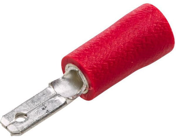 Fiche plate rouge 0,5-1 mm² · réf. 8KW744699003