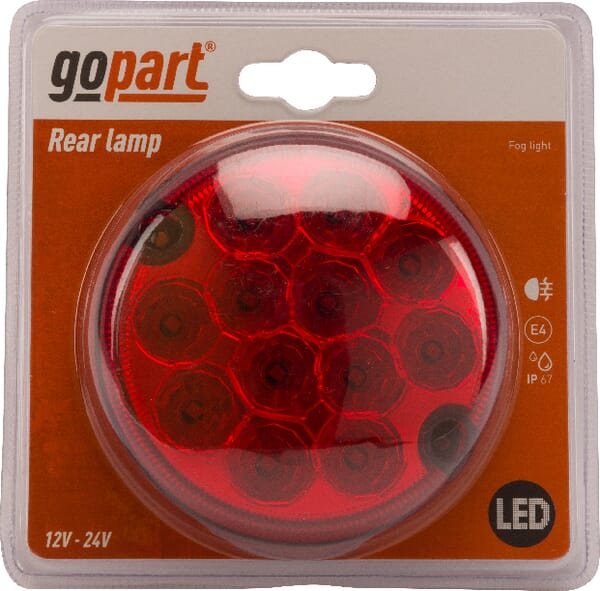 Feu arrière LED rond anti-brouillard universel — réf. LA45021