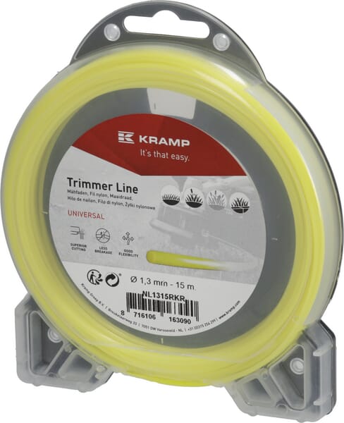 Fil de coupe Ø 1.3mm 15m rond jaune Kramp — réf. NL1315RKR