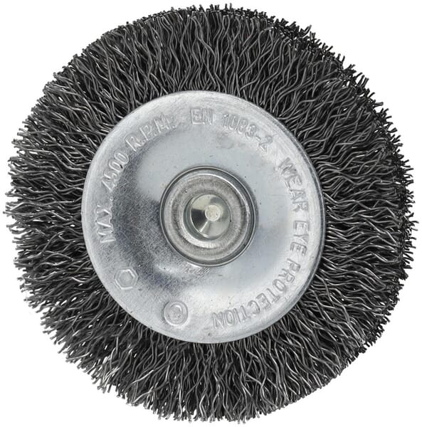 Kulatý kartáč 50x0,3, vlnitý drát, dřík 6 mm