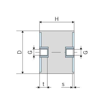 Silent bloc TYPE C vue 2