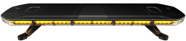 Barre lumineuse LED, 100W, 12-24V, ambre, à boulonner, 762mm, Kramp — réf. LA20155