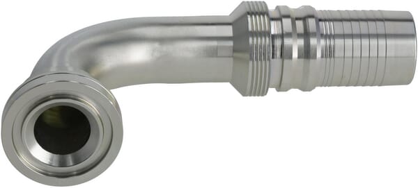 Raccord à sertir 4SH-DN40 avec flasque ø54,0 mm 90° · réf. SFSH402090G2