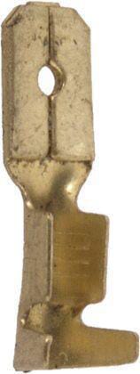 Fiche à lame mâle, ambre, 2,5 mm² 6,3 mm · réf. 1440000012