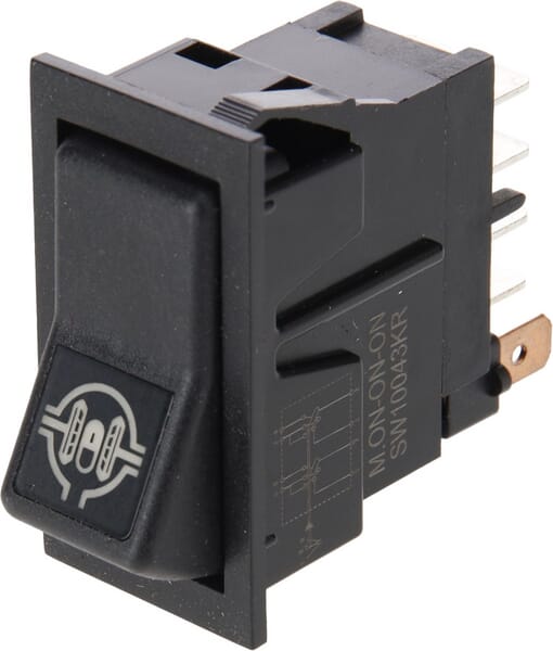 Interrupteur à bascule, I-0-(II), on-on-mom, 12V, 8 broches, blocage de différentiel — réf. SW10043KR