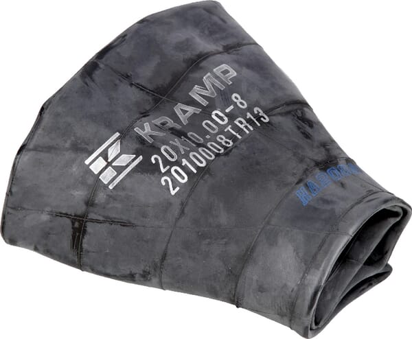 Chambre à air pour jante Ø 8", 20x10.00-8, valve droite TR13, Kramp — réf. 2010008TR13