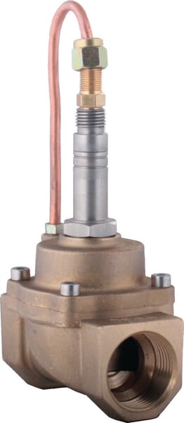 2/2 NO mosaz 1/2"–1" vzduch/voda, řada ESV 104..