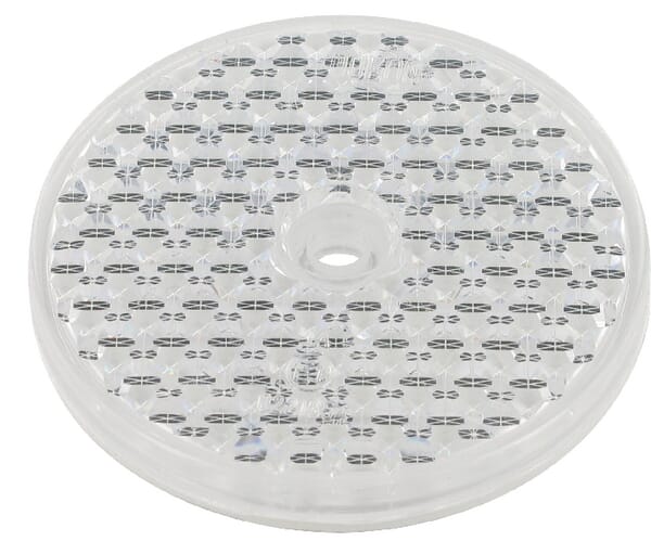 Catadioptre rond blanc Ø60 mm à visser — réf. 300003020