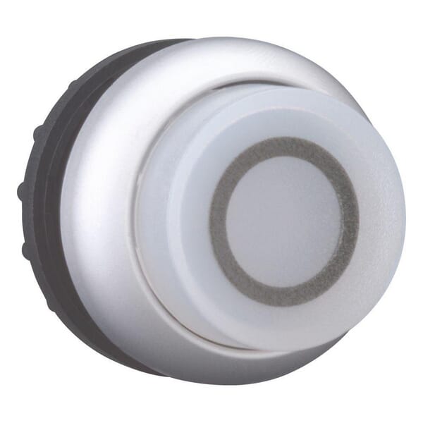 Bouton-pous. lumineux blanc 0 vue 3
