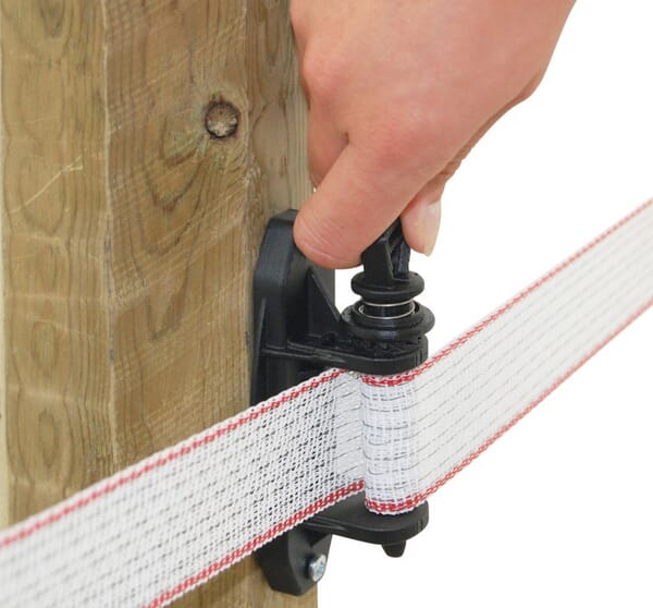Tendeur de bande pour poteau en bois 4x vue 3