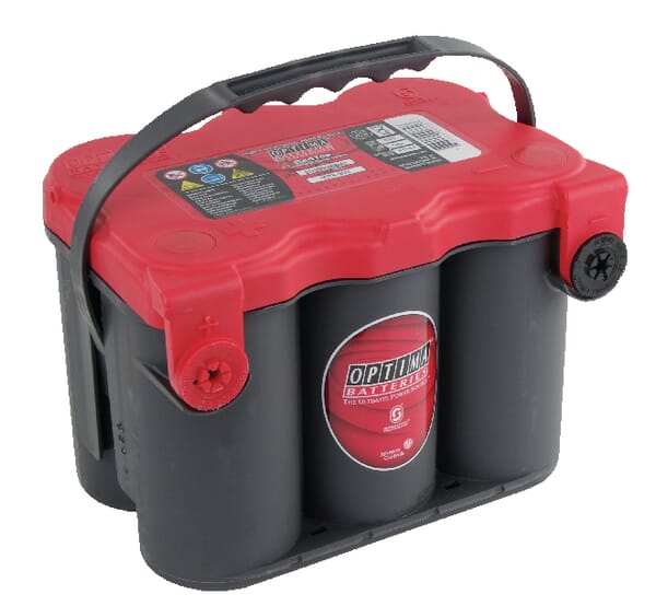 Batterie 12V 50Ah 815A AGM Red Top RTF 4.2 Optima — réf. 878209