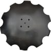 Harrow disc notched