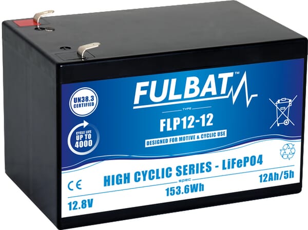 Batterie LITHIUM 12 V 12 Ah · réf. FLP1212