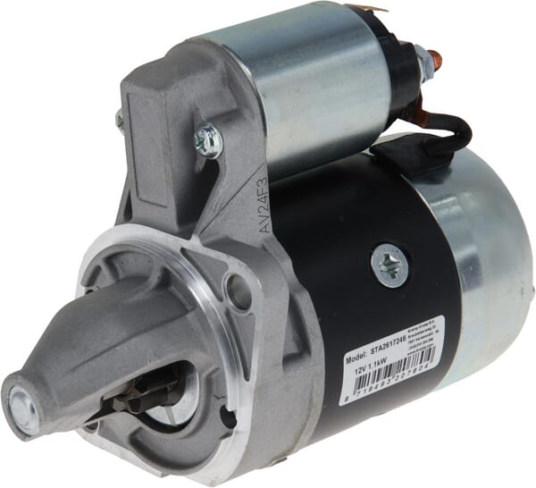 Démarreur 12V, 1,1kW, 8 dents, CW vue 2