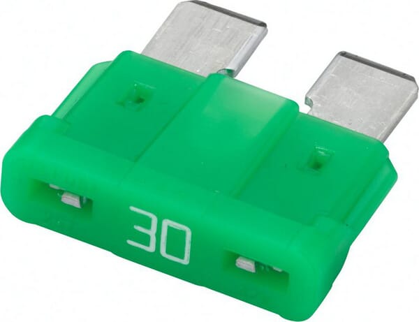 Fusible lame standard 32V 30A longueur 18,6mm vert pack 50x Hella · réf. 8JS711690002