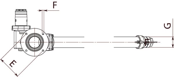Pistolet pivotant 4" hydr.      vue 3