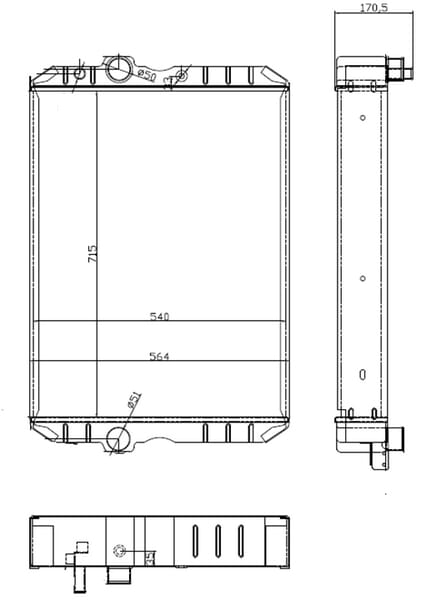Radiateur — réf. RE63188N