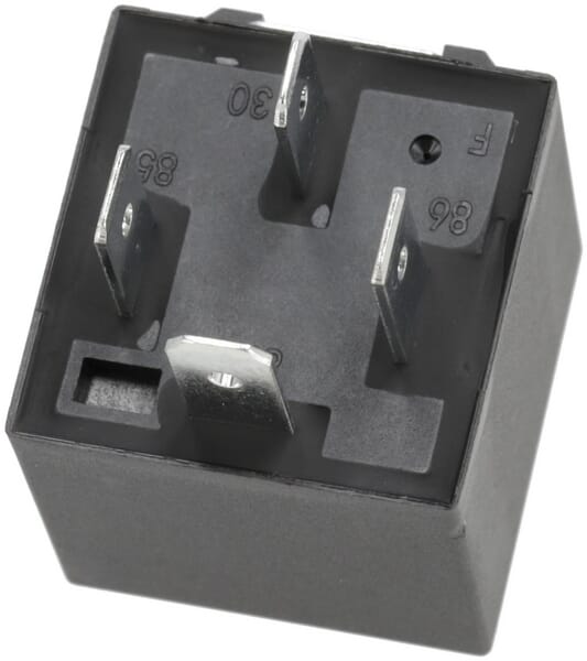 Mini relais 24V, normalement ouvert, 20A, avec résistance, avec support vue 2