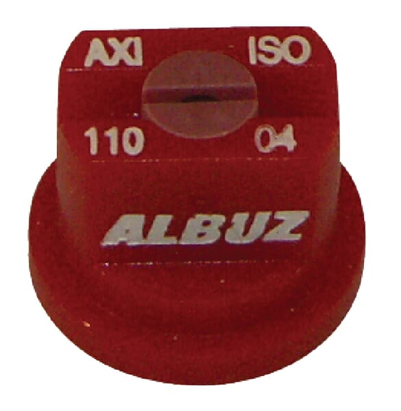 Buse à jet plat APE 110° 4 rouge céramique Albuz · réf. AXI11004