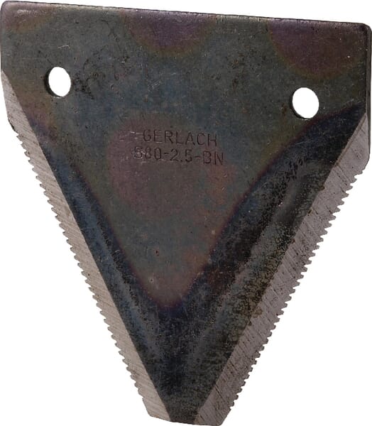 Lame de couteau dentelée supérieure L-80 mm, adaptée pour Bizon · réf. 3020506000001