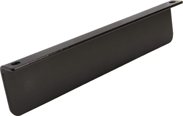 Vodící plech rovný - barva: černá