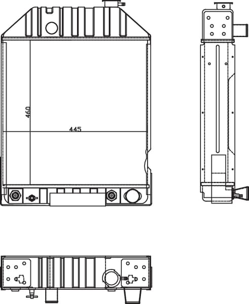 Radiateur NH vue 2