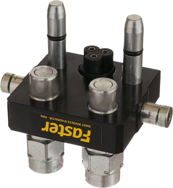 Multifaster DN10-2x3/8" BSPP+Sähköliitin - Multifaster - 2P3061238GMC - 2
