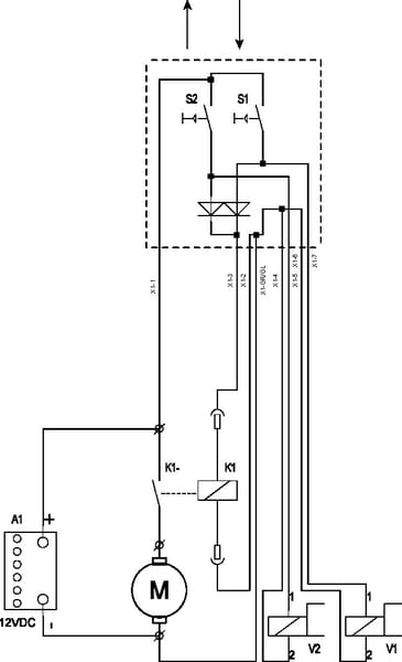 Elec. commande DC unit complet 4 mtr vue 3