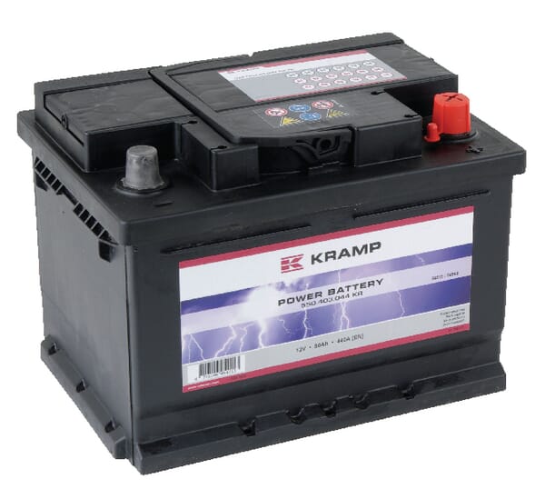Batterie 12V 50Ah 440A  Kramp — réf. 550403044KR