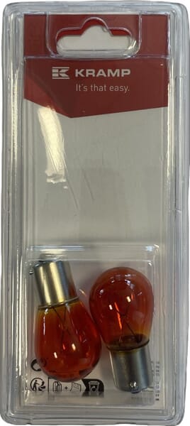 Ampoule 12 V x PY21 W, BAU15s (2) — réf. KRB1219P02B