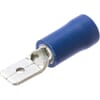 Flat tongue spade connector blue 1.5-2.5mm²