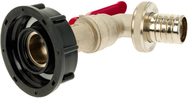 Adaptateur IBC S60x6 avec robinet 1" vue 2
