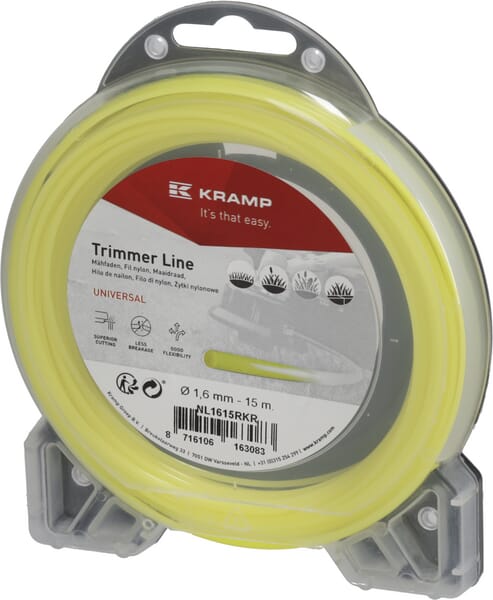 Fil de coupe Ø 1.6mm 15m rond jaune Kramp — réf. NL1615RKR