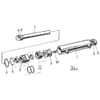 09 Hydraulic Cylinder for Adjustment of Front Furrow Width DX