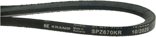 Courroie trapézoïdale SPZ670 — réf. SPZ670KR