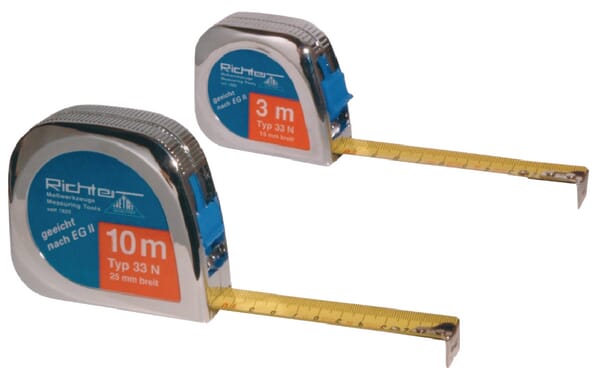Mètre ruban 10m x 25mm · réf. ME33N10