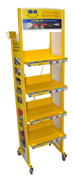 Presentoir WD40 "Spécialiste" (vide) — réf. WD40DISP01