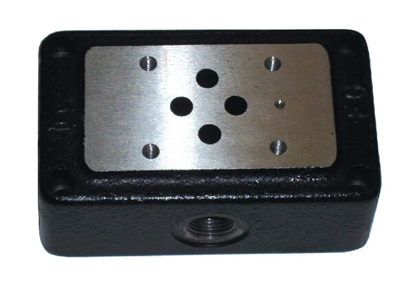 Embase ES-3-D-3/8-L raccord latéral A+T+B+P · réf. ES3D38L1