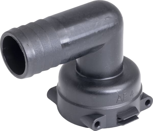 Raccord à fourche, femelle 90° AF4, embout de tuyau 25 mm · réf. 8419404
