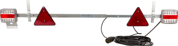 Panneau lumineux LED 12V 1,1-1,6m, câble 7,5m, prise 7 broches — réf. LA65019KR