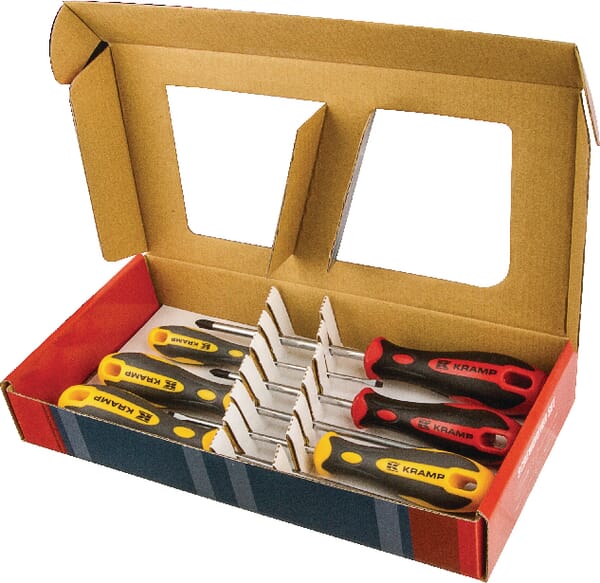 Jeu 6 tournevis écrous à fente/Phillips vue 3