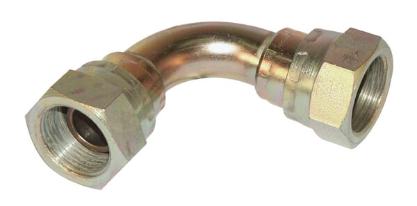 Adaptateur coude avec 2x ecrou 1/4 BSP · réf. FF9004B